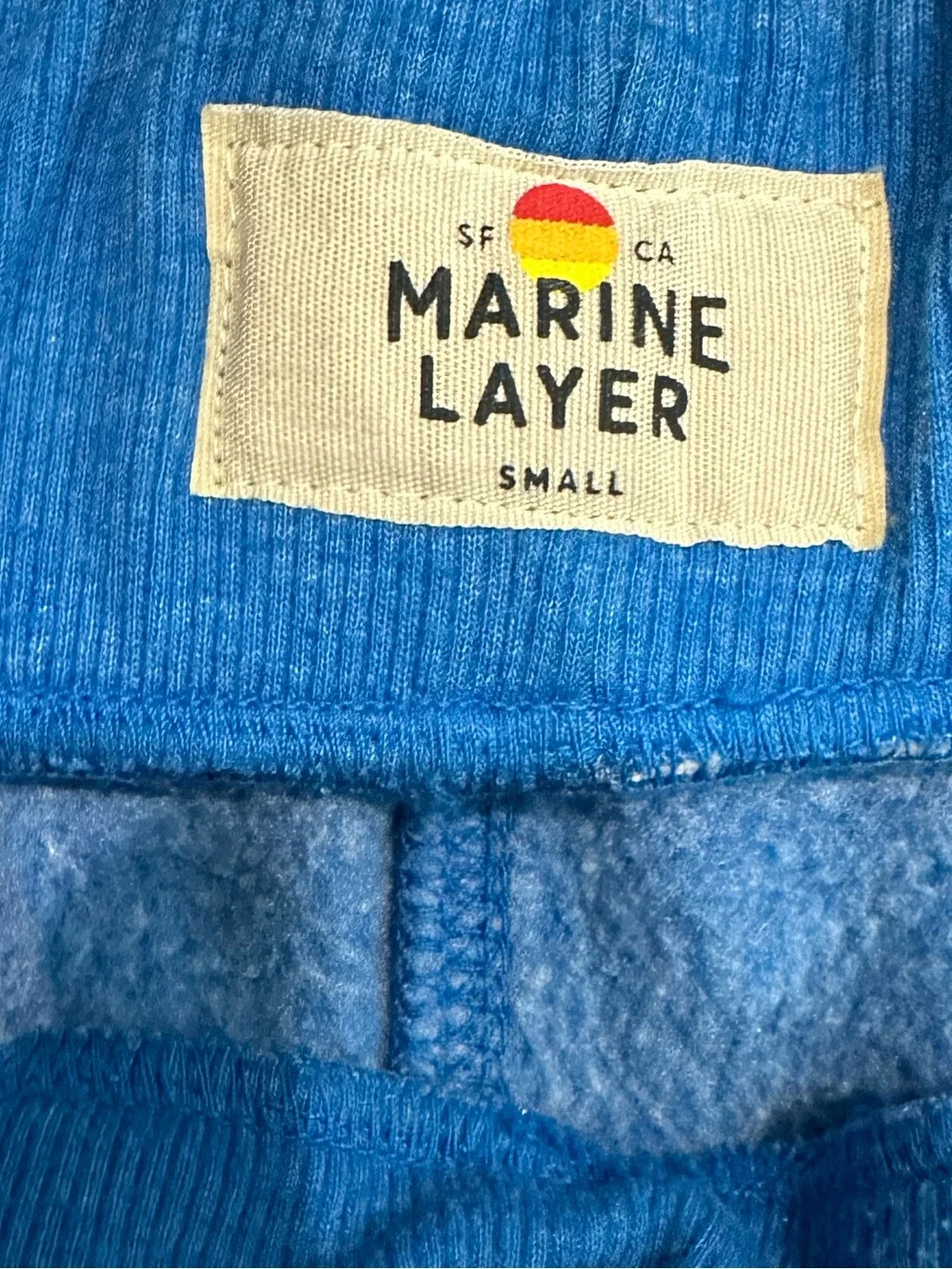 Marine Layer Royal Blue Track Joggers
